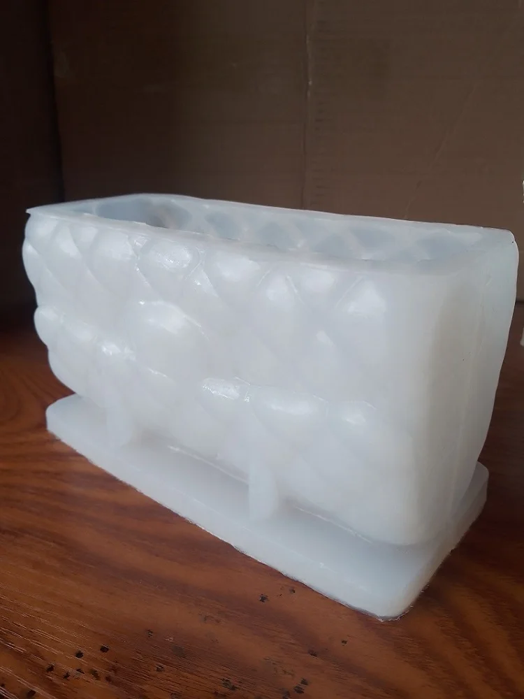 sac à main de luxe de grande taille, valise circulaire, sac de mode, moule à bougie en silicone
