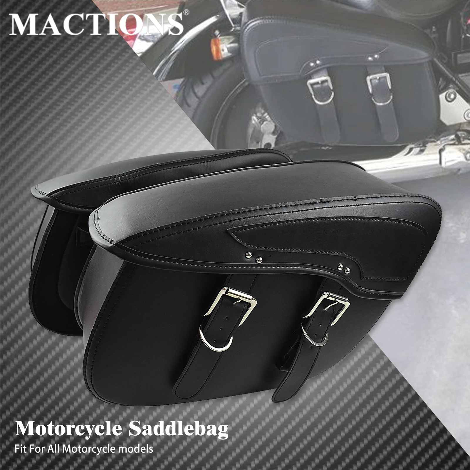 2x sacoche de moto en cuir bagages sacs de selle sac latéral extérieur pour harley sportster xl 883 xl 1200 touring dyna softail fl