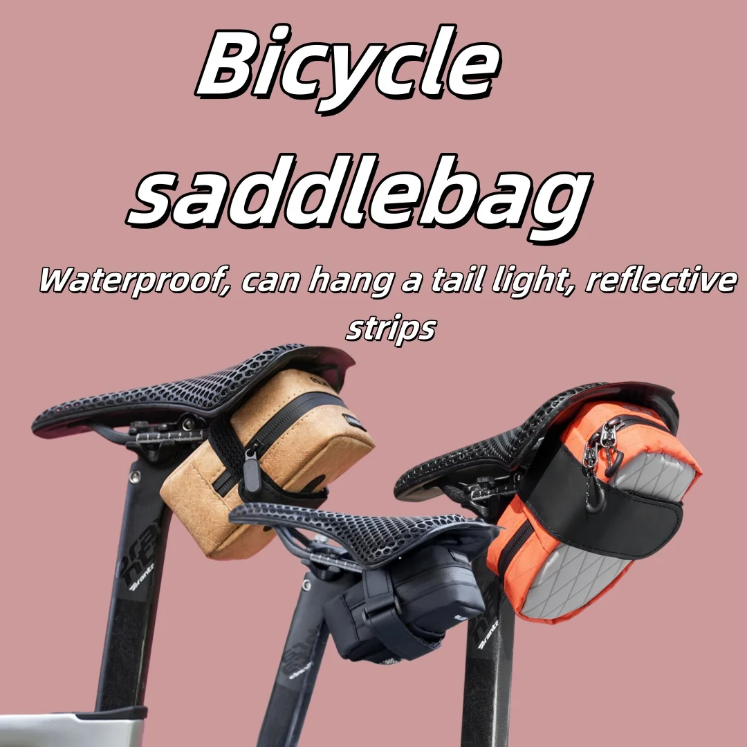 sac de selle de vélo de grande capacité pour vélos de montagne et de route, accessoire d'équipement de cyclisme étanche