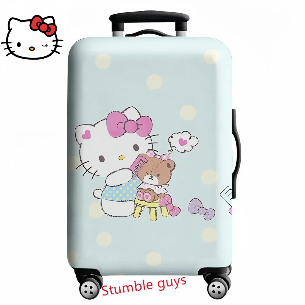 housse de protection pour bagages de voyage demon hunters anime kpop, convient aux valises de 18 à 32 pouces