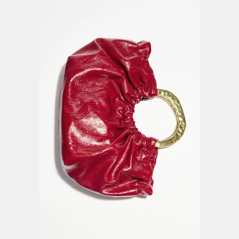 sac à main froncé, pochettes à poignée en métal à la mode, sacs à main pour femmes, sac à bandoulière design de luxe, petits fourre tout pour dames