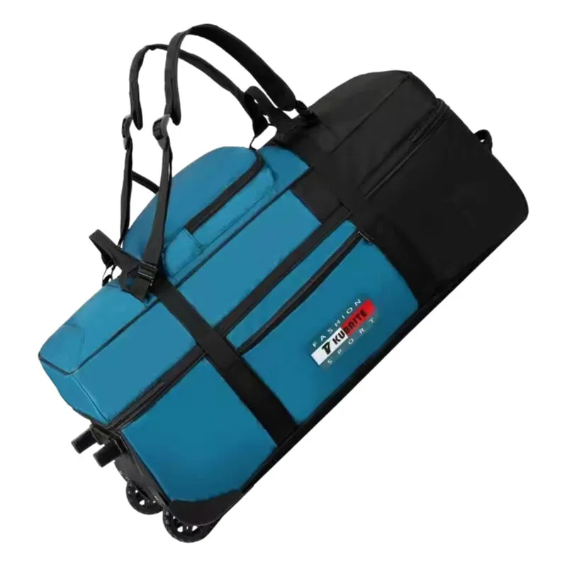 valise à dos trolley de grande capacité xx – sac à bagages de voyage pliable et durable pour hommes et femmes, mobile, camping