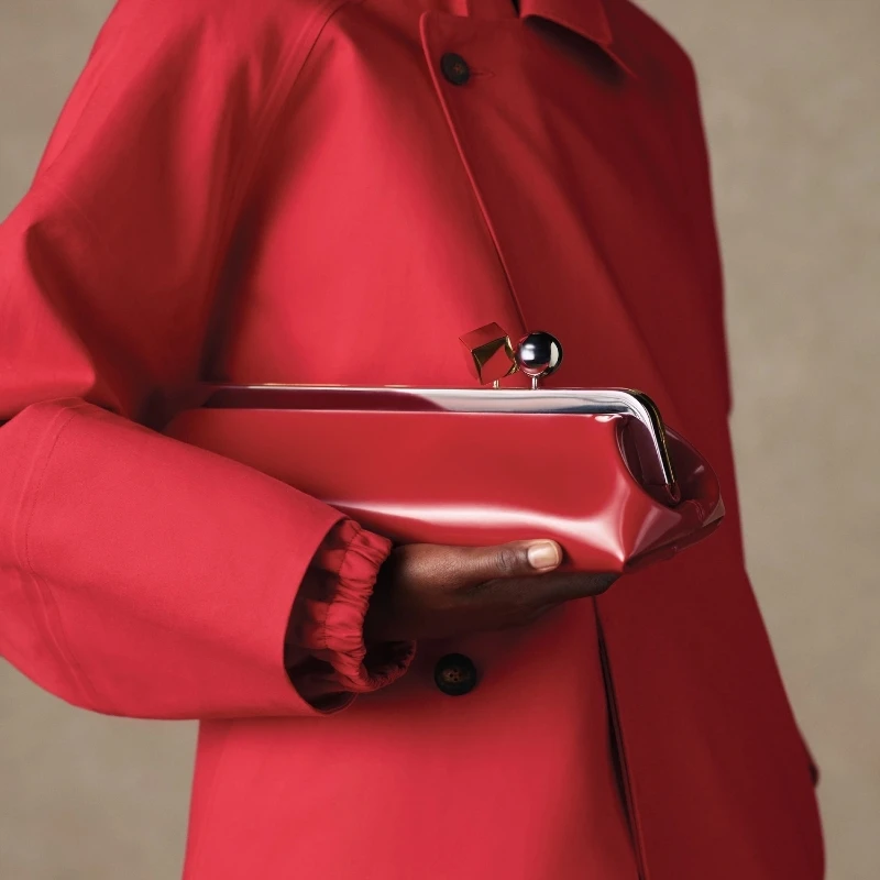 pochette longue avec bandoulière amovible, sac baguette à la mode pour femmes, sac à main à clip de luxe de styliste pour dames