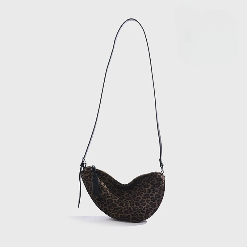 sac hobo froissé imprimé animal pour femmes, sac à main à bandoulière de couleur unie, sac à main polyvalent texturé, chic et pratique, 2025 