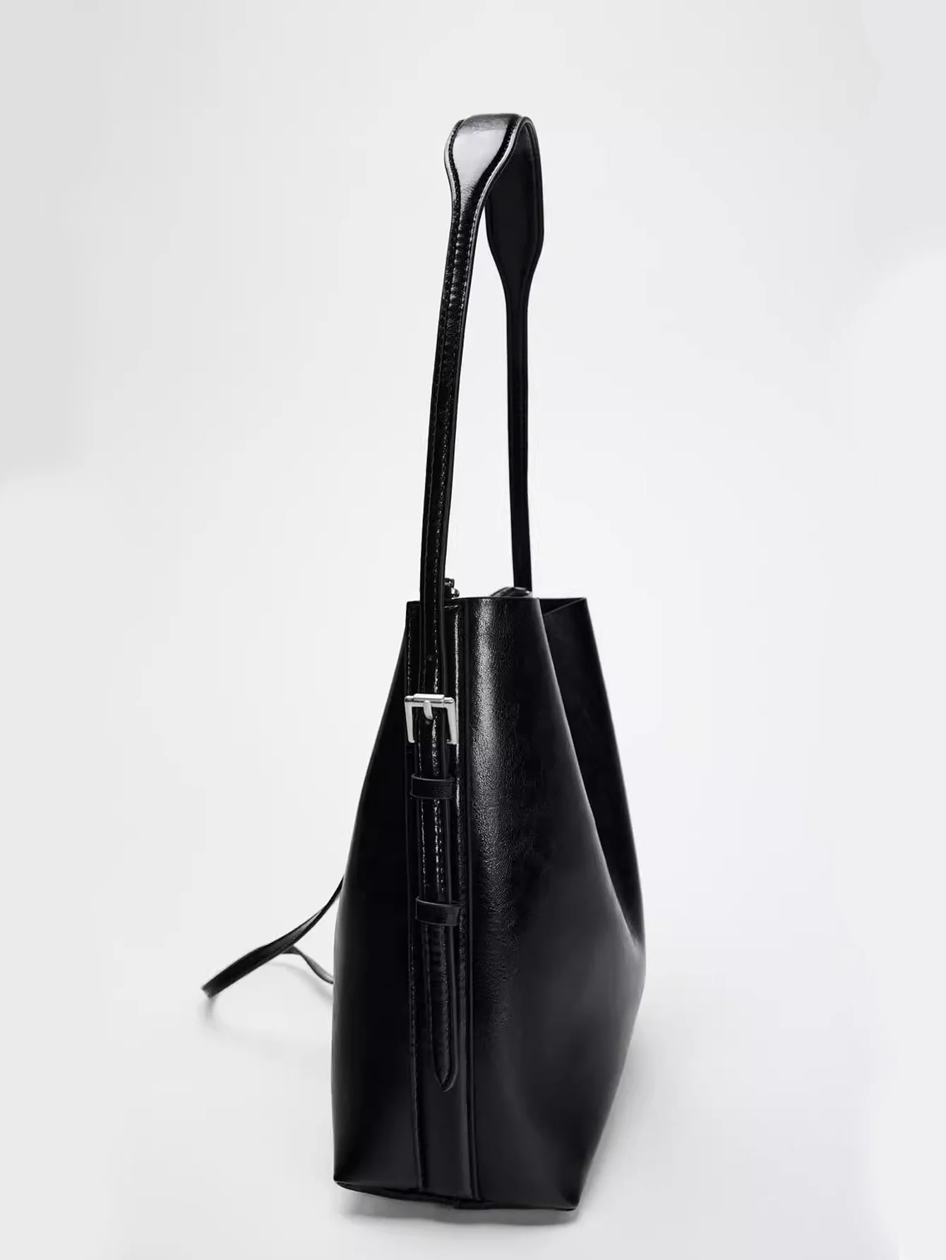 sac à bandoulière à double sangle pour femme, simple et à la mode, nouveau sac à bandoulière noir atmospheric determiner, e27, 2025