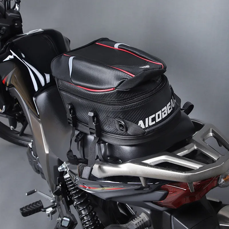 sac de siège arrière de moto étanche, sacoche de queue de moto, sacoche de dégager de bagage de voyage, grande capacité, universel, hurbike