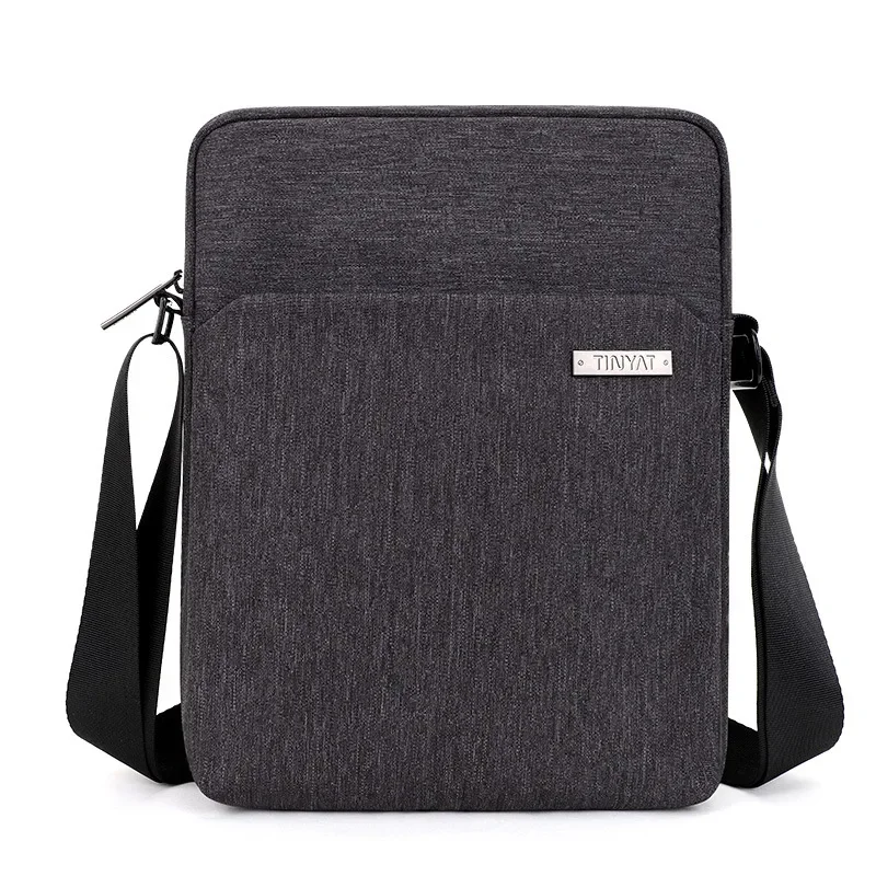 Sac à bandoulière carré en nylon vintage pour hommes, sac à main décontracté, sac de messager, sac initié aux voyages d'affaires
