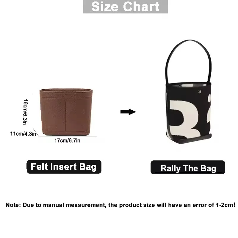 sac seau en feutre pour rallye, organisateur de poche intérieure, accessoires de mise à niveau, rénovation spatiale, doublure d'insertion