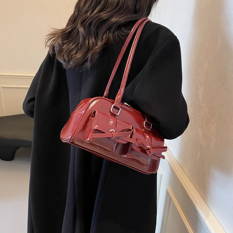 sacs à bandoulière pour femmes, simples, à la mode, polyvalents, avec nœud doux, style ballet, sacs à bandoulière doux, été, nouveaux sacs à main pour filles