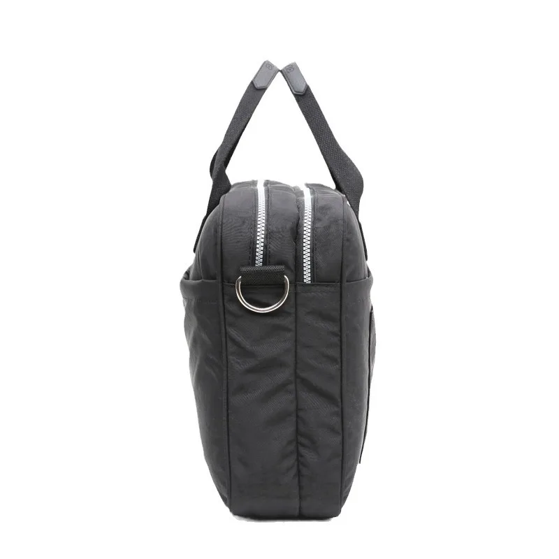 sac élégant en nylon pour ordinateur portable pour hommes et femmes – porte documents d'affaires léger, fourre tout de banlieue de grande capacité avec dragonne