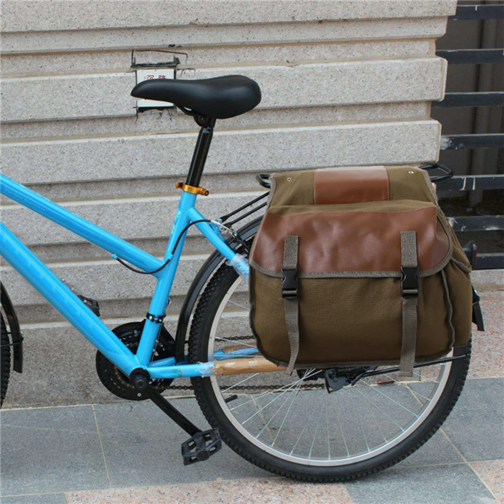 sac de selle de moto de grande capacité, sac de voyage en toile, sacoches étanches, boîte à outils latérale, pochette pour moto