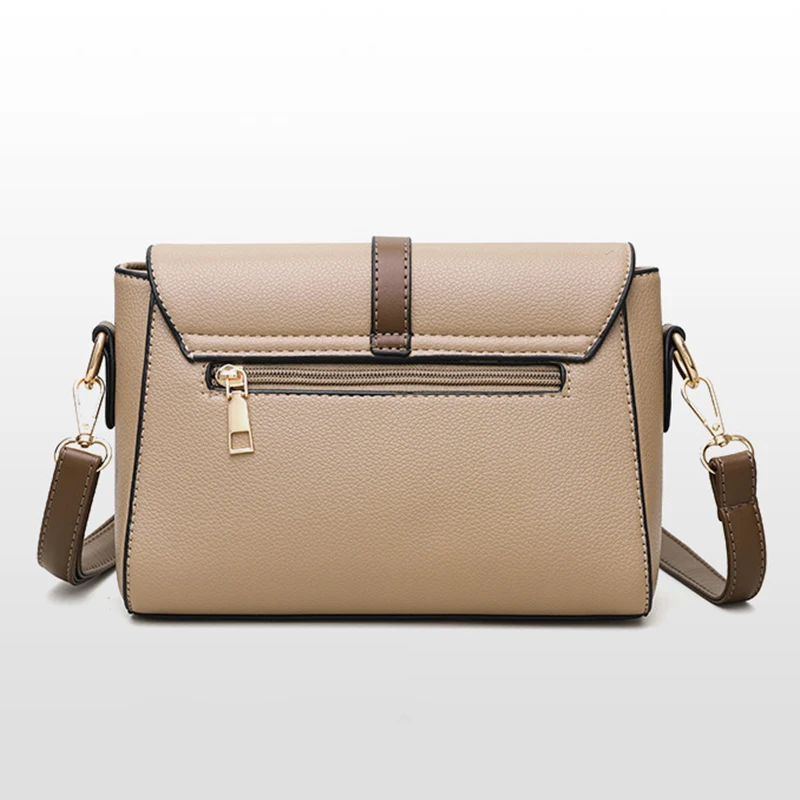 sac à main à bandoulière carré pour femme, design de luxe, à la mode, à rabat