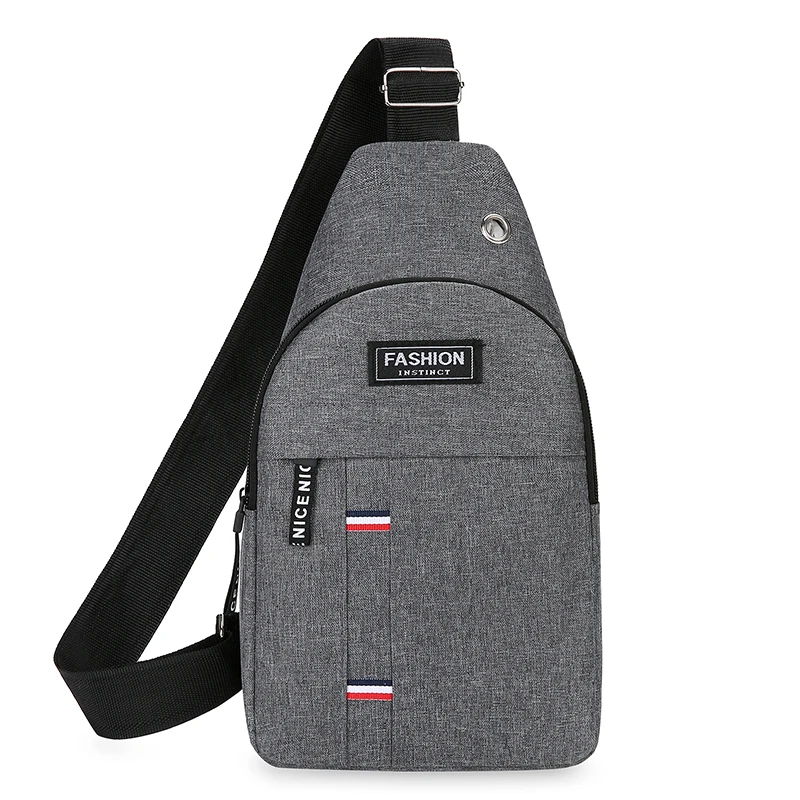 sac de poitrine pour hommes, sac à bandoulière asymétrique, grande capacité, sports de plein air et loisirs, petit sac à bandoulière de grande capacité