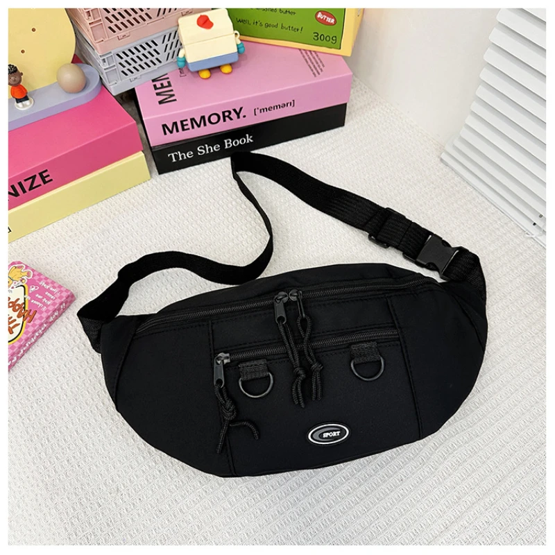 petit cartable de sport et de cyclisme pour femmes, nouveau sac de loisirs de style étranger, sac de poitrine à bandoulière simple, sac de taille, printemps 2025