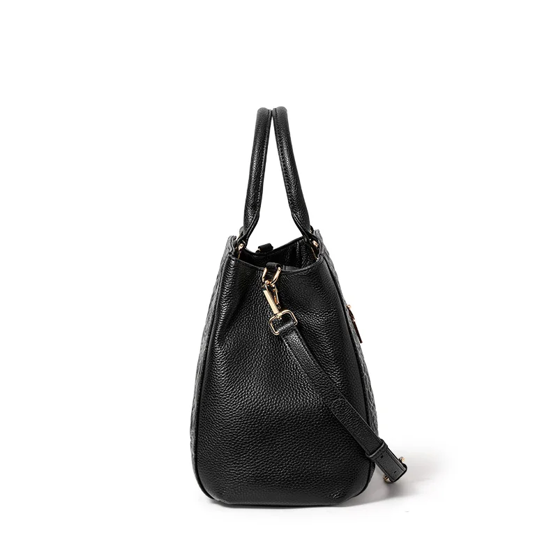 sac à main en cuir sac à main haut sens couche supérieure en cuir motif rose sac à bandoulière en bandoulière