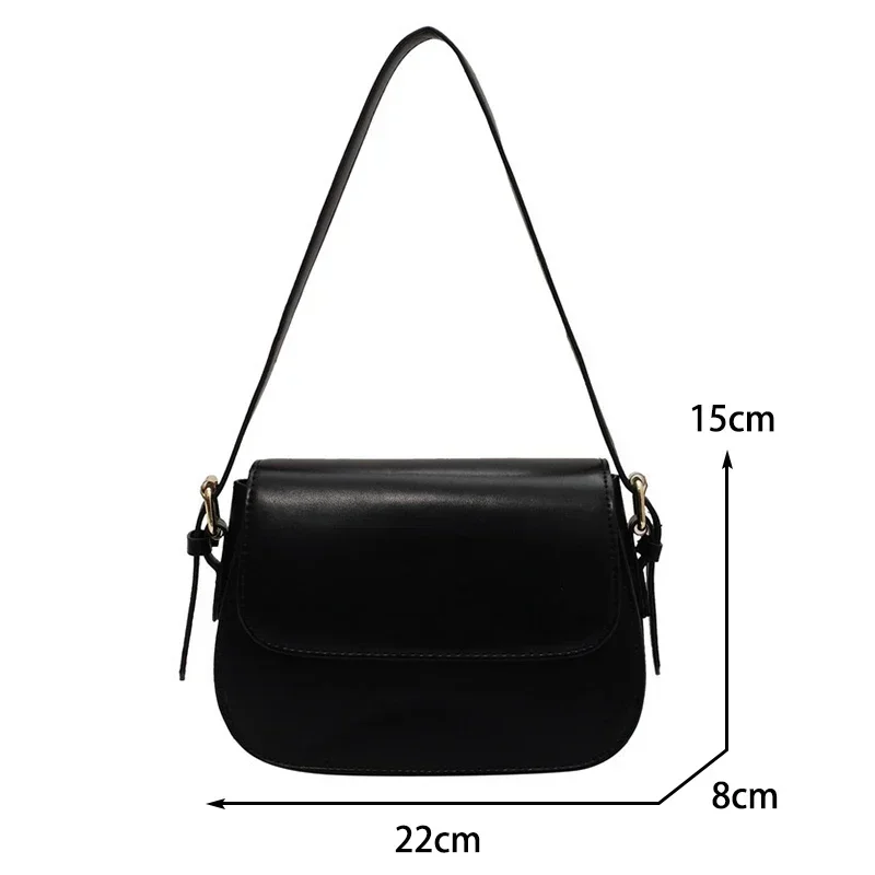 petit sac de selle rétro à texture avancée pour femmes, sacoche populaire assortie avec tout, sacs sous les bras, sac à bandoulière carré, nouvelle collection 2025