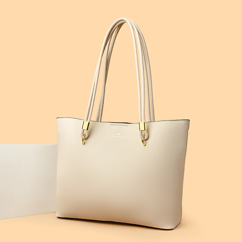 sac hobo en cuir pu pour femmes, sac à bandoulière solide de qualité supérieure, sac seau à la mode, sac à main de grande capacité pour portefeuille de travail scolaire