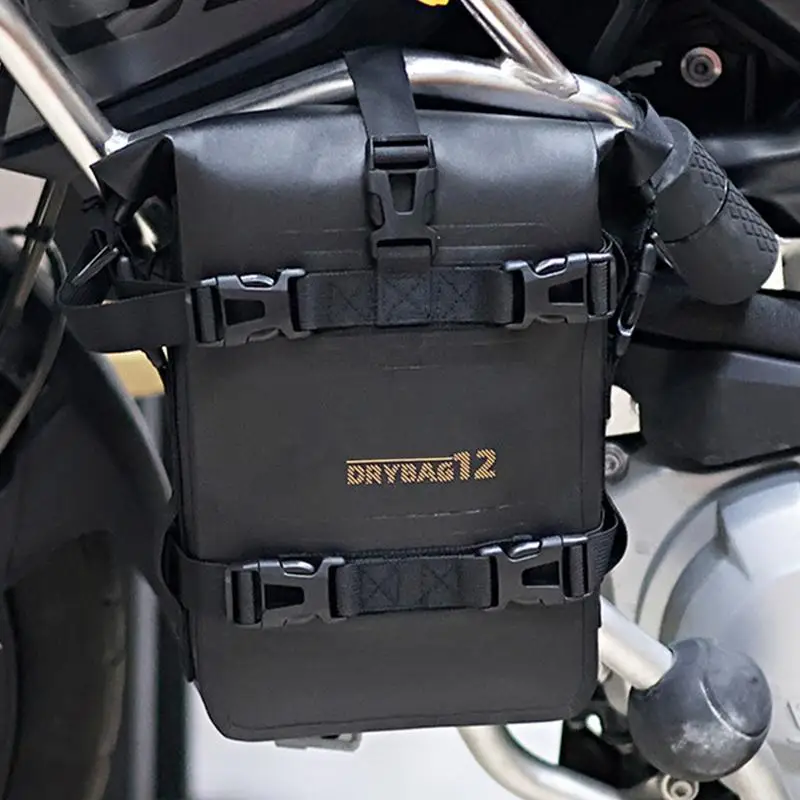 Sac de cadre de pare-chocs de moto, sac latéral de moto étanche 4L, sacoche de selle de moteur, paquet de rangement, sac arrière de support de coffre pour l'équitation