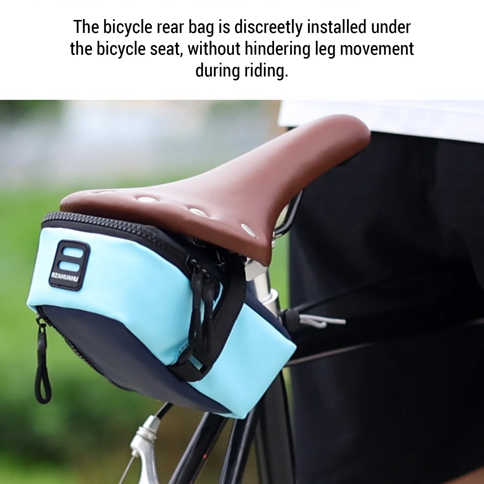 sac de selle sac de selle de grande capacité sac de siège arrière extensible étanche sac sous siège de vélo