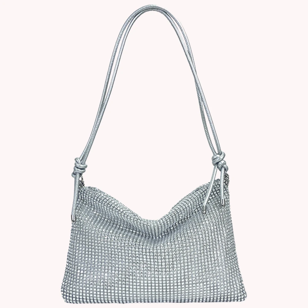 sac à bandoulière à paillettes pour femme, sac à main élégant, fourre tout à la mode, sangle polyvalente réglable, sac à main habillé formel, pochette chic, rotterdam kle