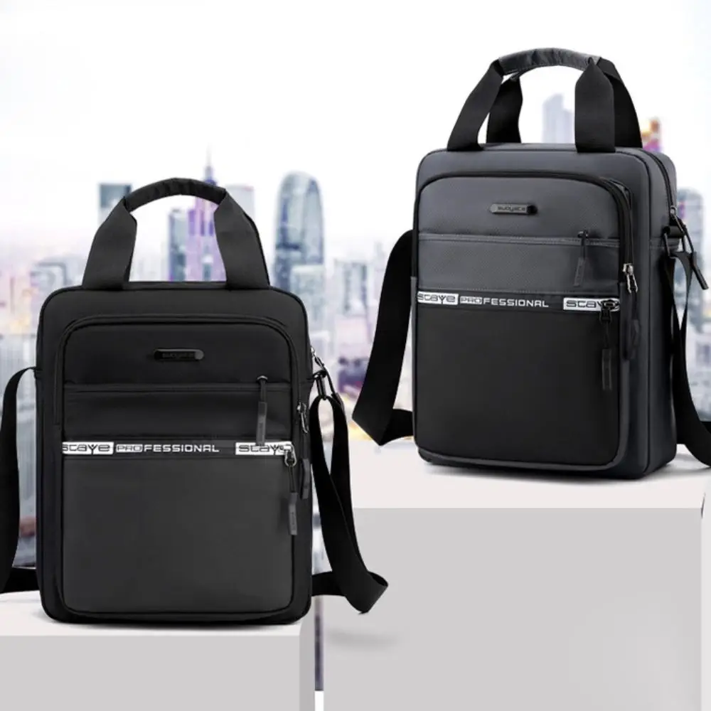 sac multifonctionnel étanche pour hommes, sac à documents solide décontracté, grande capacité, haute qualité, oxford grill, mode entreprise initiée