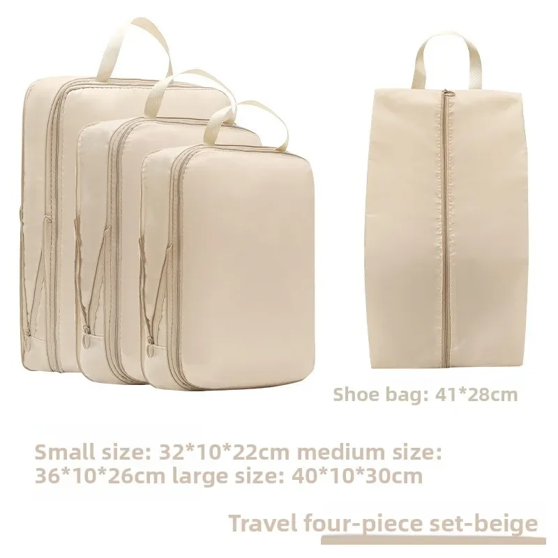 ensemble de sacs de rangement pour manteaux matelassés sac de compression pour vêtements et vêtements de maison rangement de voyage boîte à bagages portable