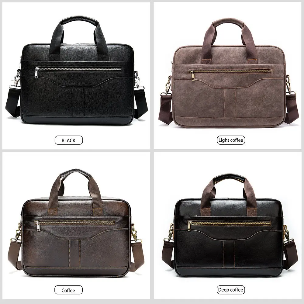 nouveau sac à main pour hommes, sac à main rétro de bureau décontracté d'affaires de grande capacité, sac pour hommes en cuir véritable, sac de bureau, porte documents