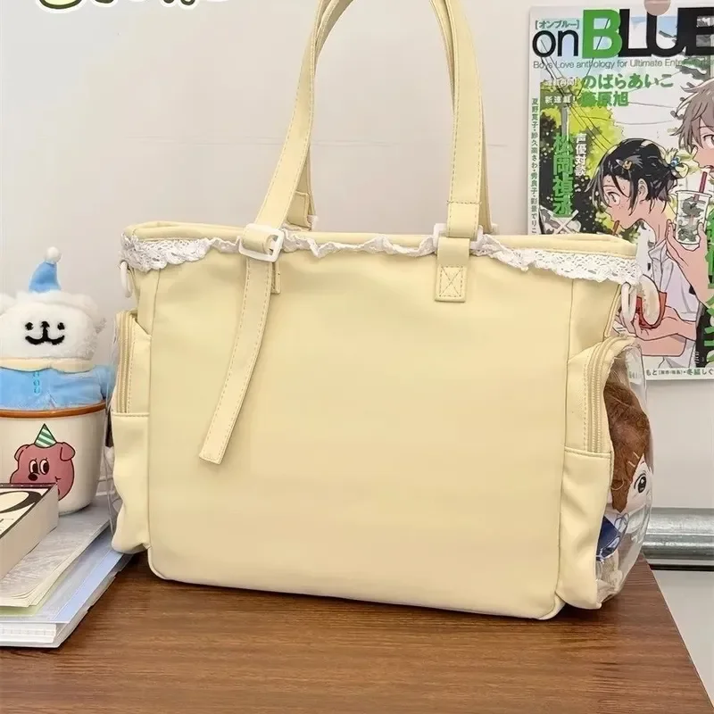 ballet fille a une grande appétit itabag japonais bidimension simple épaule bandoulière sac de marchandises cadeau pour les amis