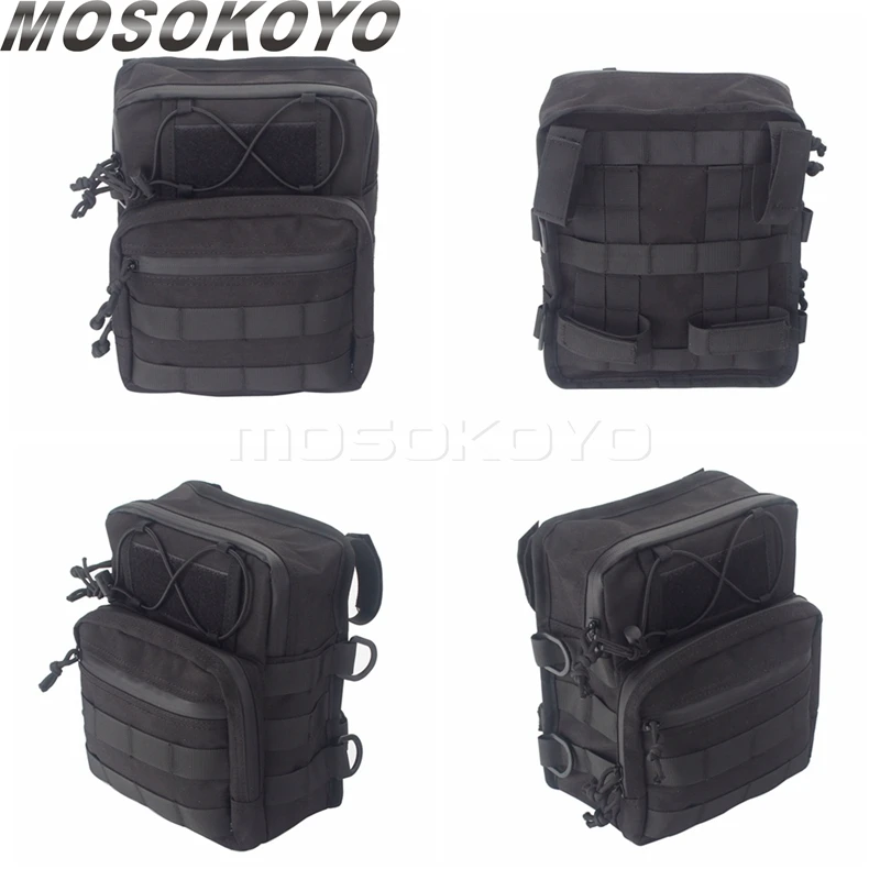 sac de guidon de barre de voyage de style club, sacs à poignée + sacoche de selle essentielle pour harley dyna street bob fxbb softail sportster