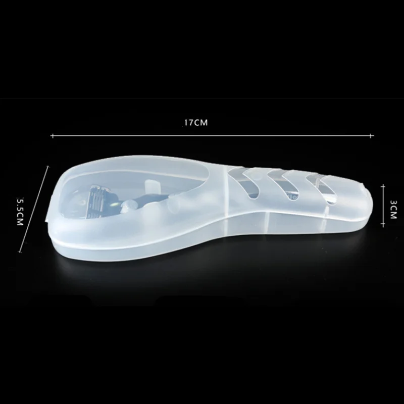 Étui de rasoir de voyage en plastique, boîte à rasoir, support de valise, bagages, embarquement, portable, emballage, accessoires