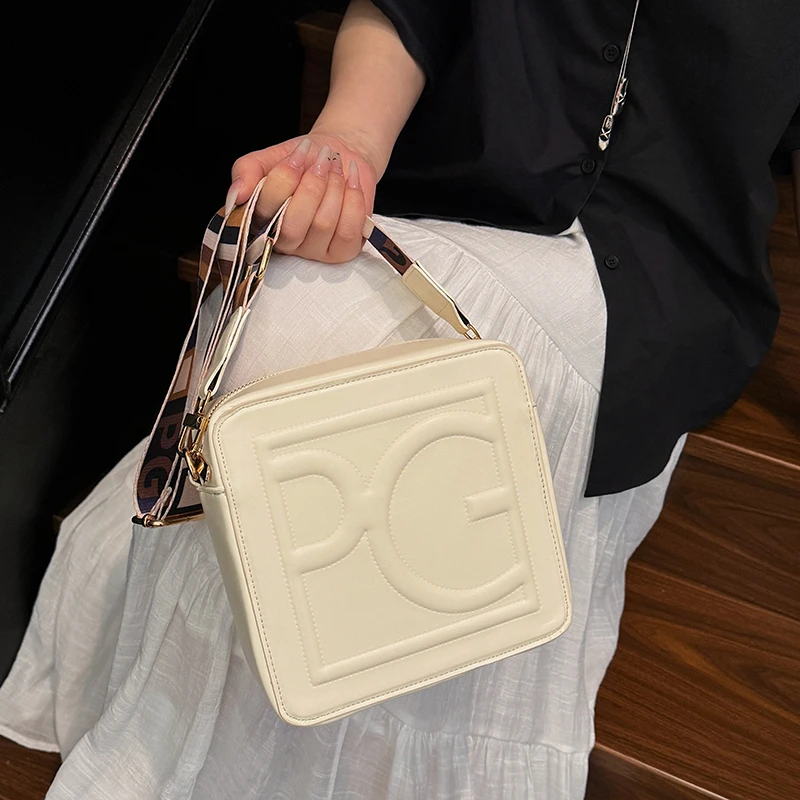 sac à bandoulière élégant pour femmes, sac à main en cuir inspiré de marque de luxe, sac de transport classique polyvalent