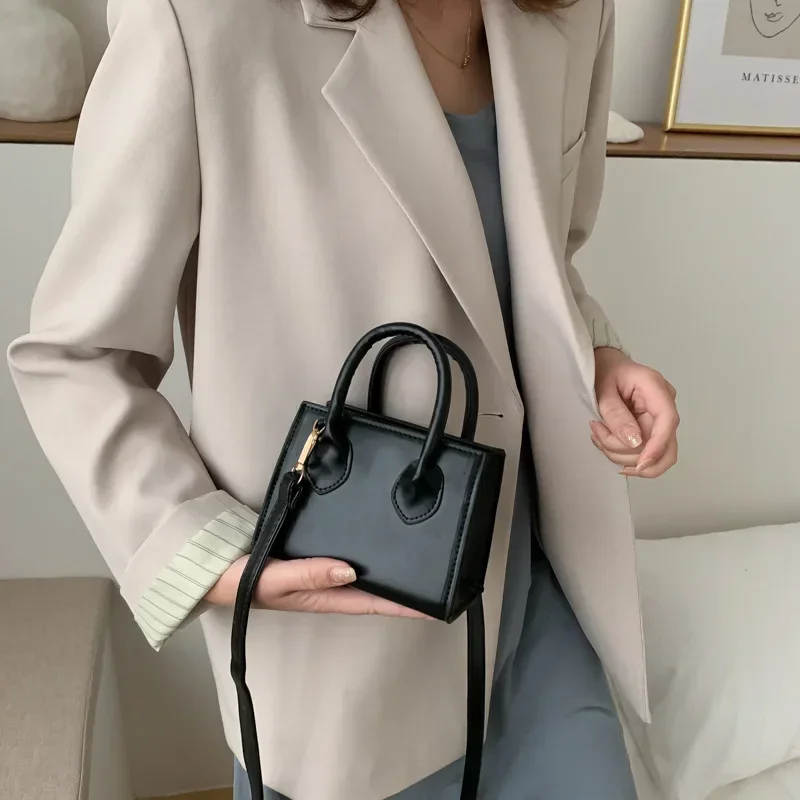 petit sac carré nouveau populaire rétro mini sac à main littéraire foules épaule messager femme sac tout match poignée supérieure sac à main femmes