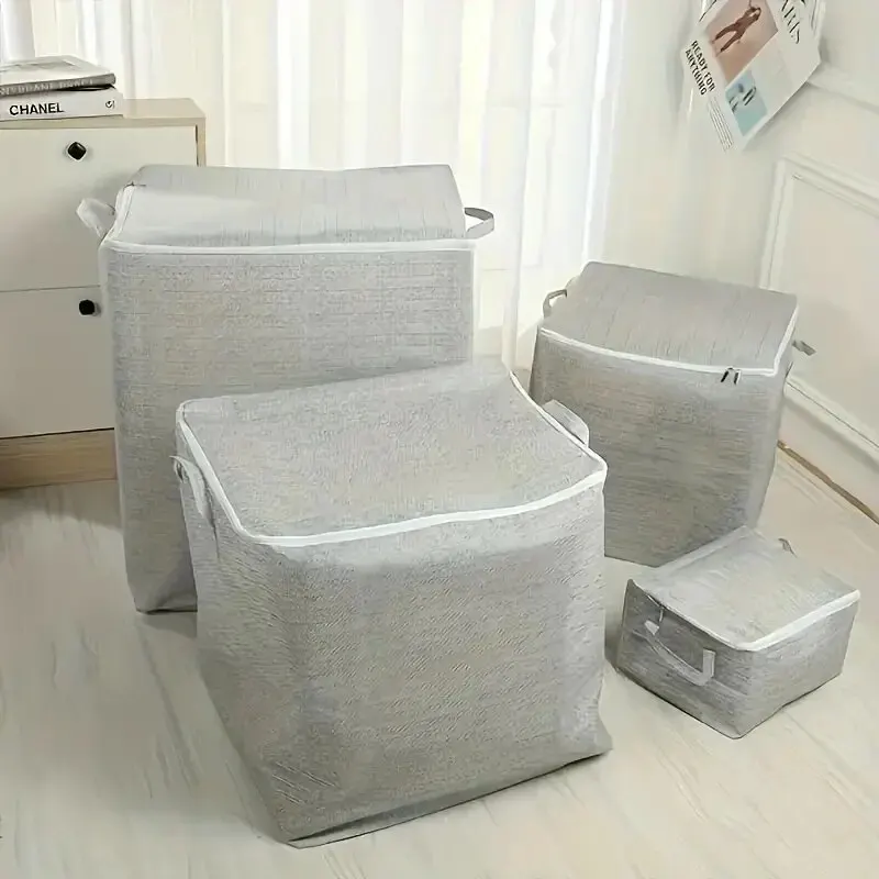 sac de rangement domestique de grande capacité, matériau non tissé, armoire de cisco, évaluation peut être utilisée pour les vêtements de couette, les jouets, 1 pièce