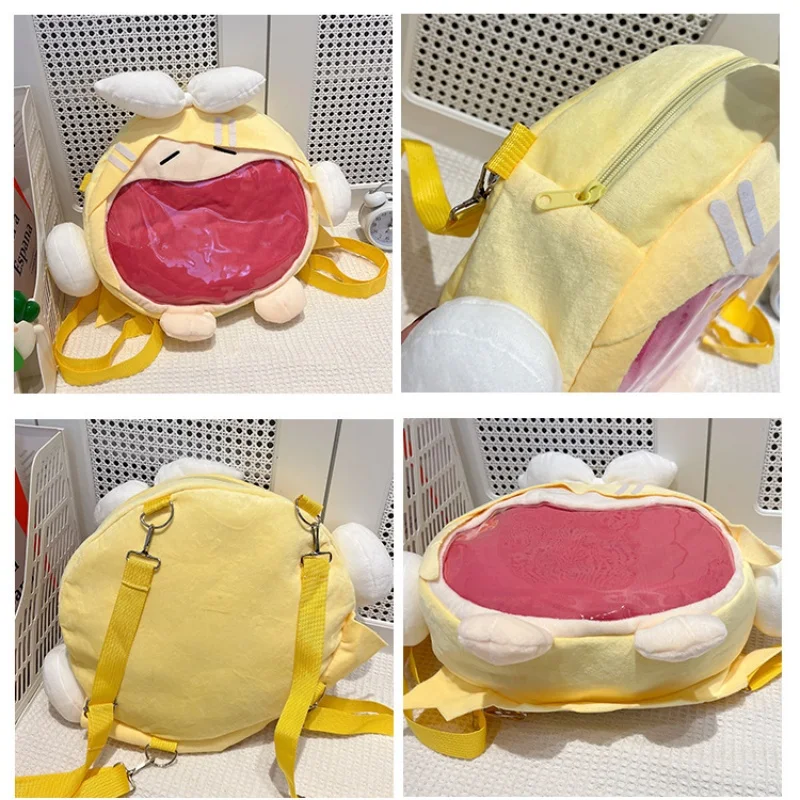Anime Itabag bandoulière coeur sac Kagamine Rin Kawaii décorer Kagamine Len fille grande capacité sac de rangement entourant cadeau