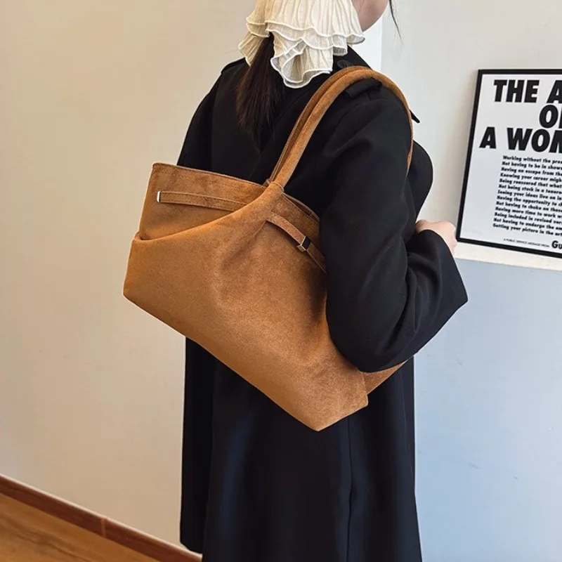 mode grande capacité sac fourre tout 2025 nouveau concis polyvalent haute qualité femmes sacs à bandoulière tendance trajet sous les bras sac pour femmes
