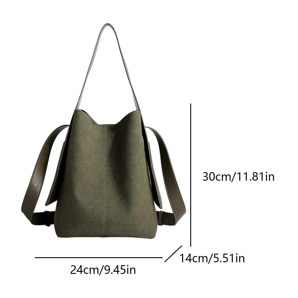 sac en daim de grande capacité pour femme, sacs initiés décontractés, document solide, polyvalent, sac commpiedmont avec porte monnaie, cartable pour femme, e27
