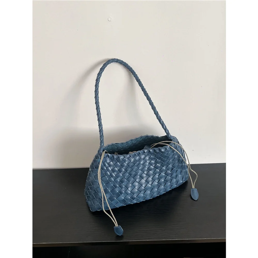 sac à aisselles tissé à la main, nouveau sac à main rétro haut de gamme et polyvalent pour femmes, sac mère à bandoulière unique