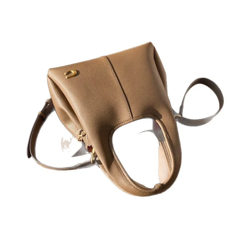 sac femme motif litchi lana23 panier de légumes sac à bandoulière rétro portable sac seau type seau 2025 nouveau