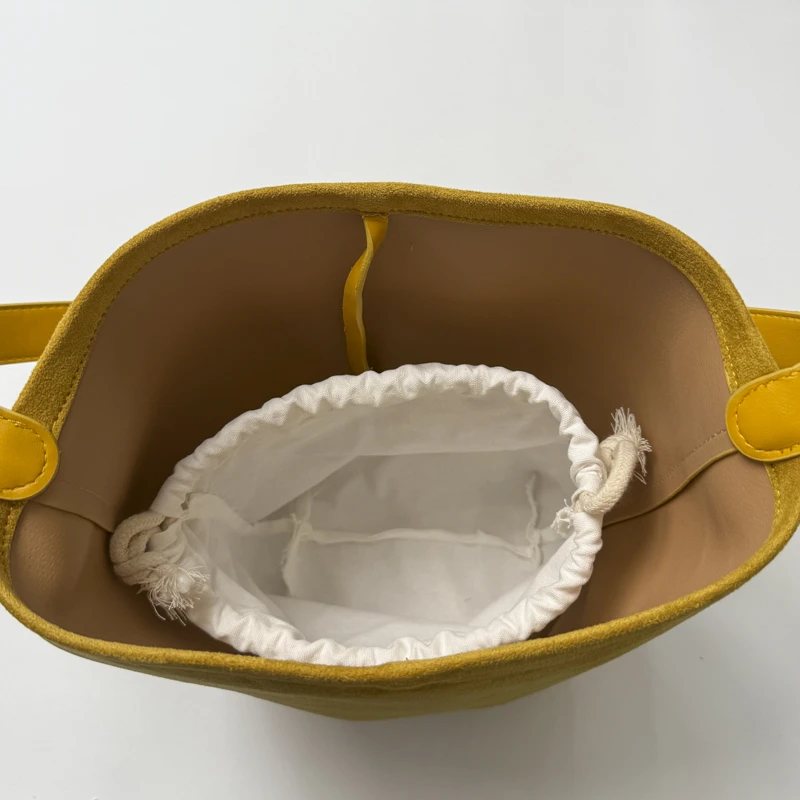 sacs seau en daim pour femmes, sac à bandoulière en faux daim de grande capacité, sacs de transport de couleur unie, fourre tout rétro tendance