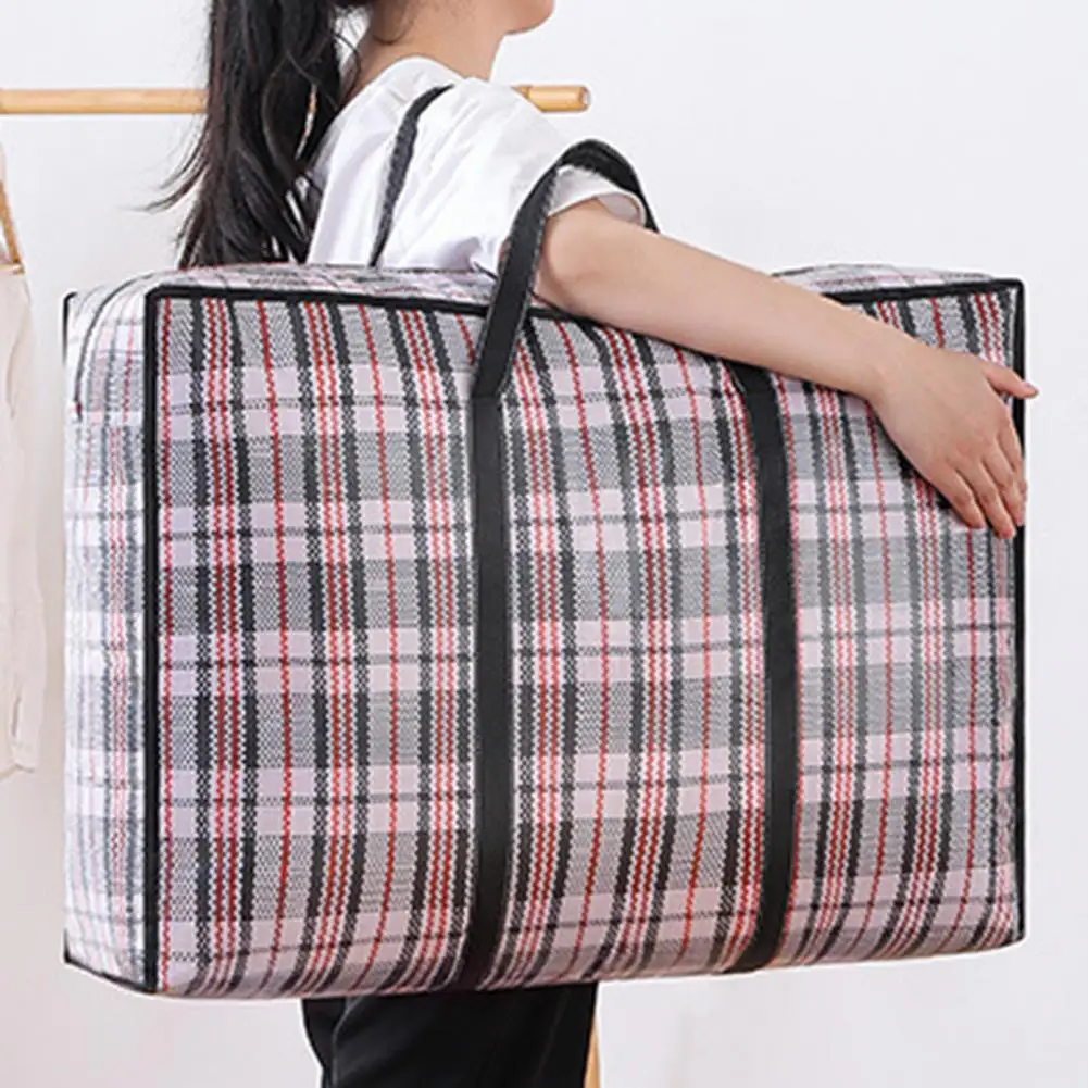sac d'emballage, sac de rangement pour couette, multifonctionnel, très grande capacité, tissé, épais, pour la maison