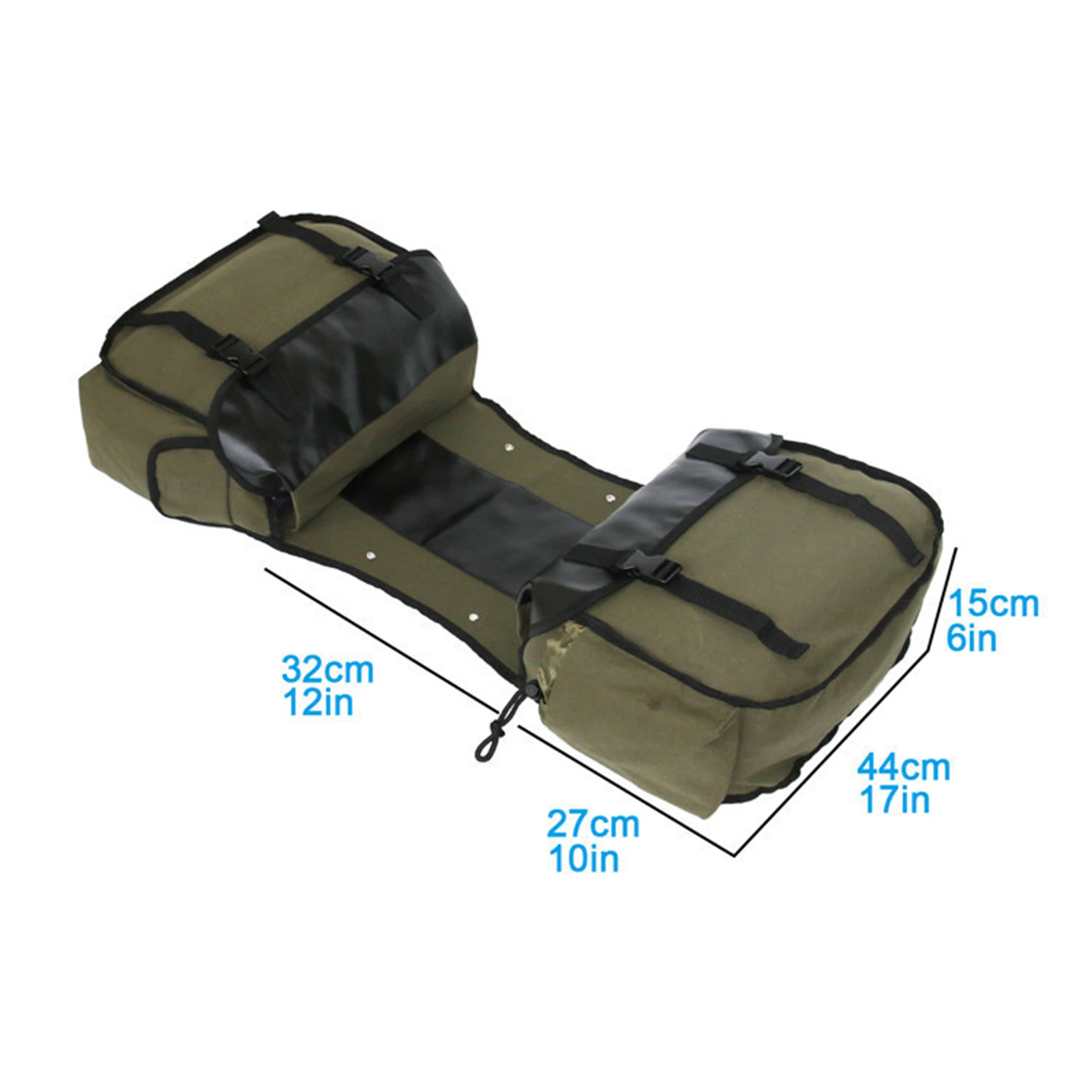 sac de selle de grande capacité pour moto, voyage en toile, sacoches étanches, boîte à outils latérale, pochette