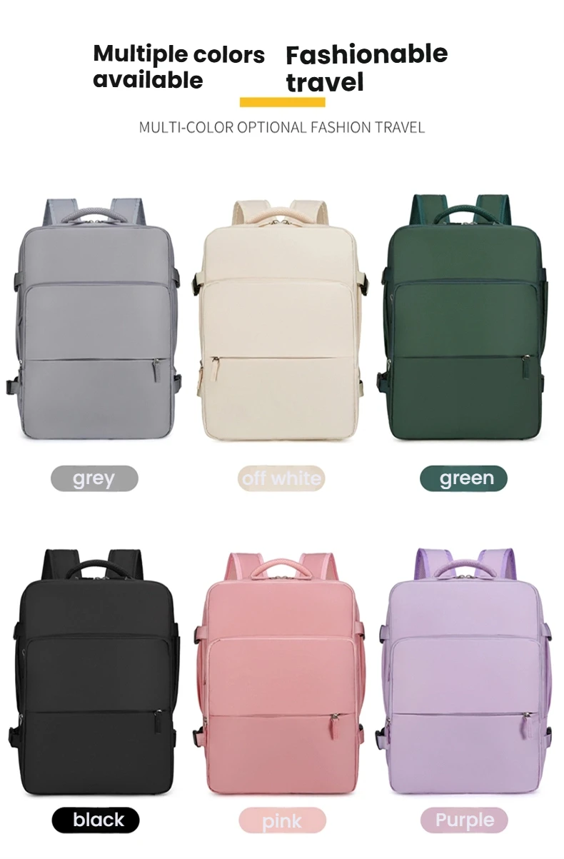 sac à dos de voyage pour femmes et hommes, bagage à main 42x19x29 pour cabine ryanair, sac de voyage, sac à livres étanche pour ordinateur portable pour le travail