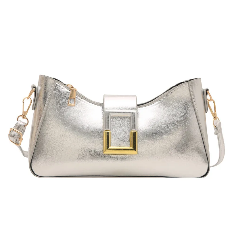 sac à bandoulière rétro chic pour femmes, petit design tendance, élégant, baguette française, sous les bras, accessoire polyvalent, 2025