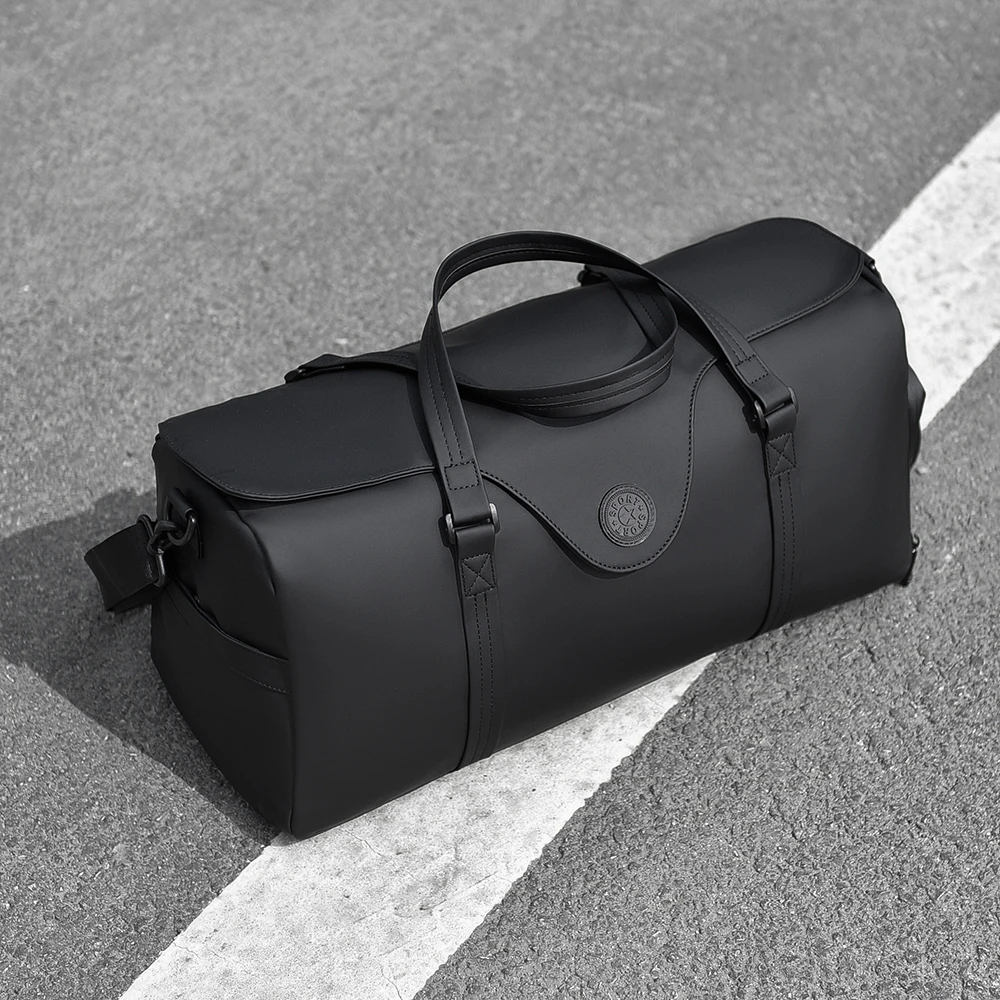 sac de voyage de grande capacité, sac à bagages transversal pour hommes et femmes, voyage d'affaires à courte distance, sac de cosmétiques de séparation sèche et humide étanche pour fitness