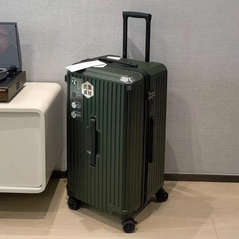 valise grande taille 20/28/36/50 pouces, bagages de grande capacité avec cinq roues abs + pc, valises d'embarquement, valise de voyage à fermeture éclair
