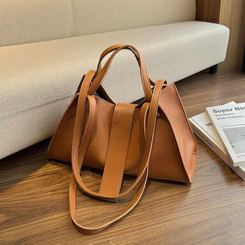 sac à poignée supérieure pour femmes, sac à bandoulière chic pour femmes, fourre tout spacieux de jour à la nuit, bandoulière polyvalente, texturé, automne hiver 2025