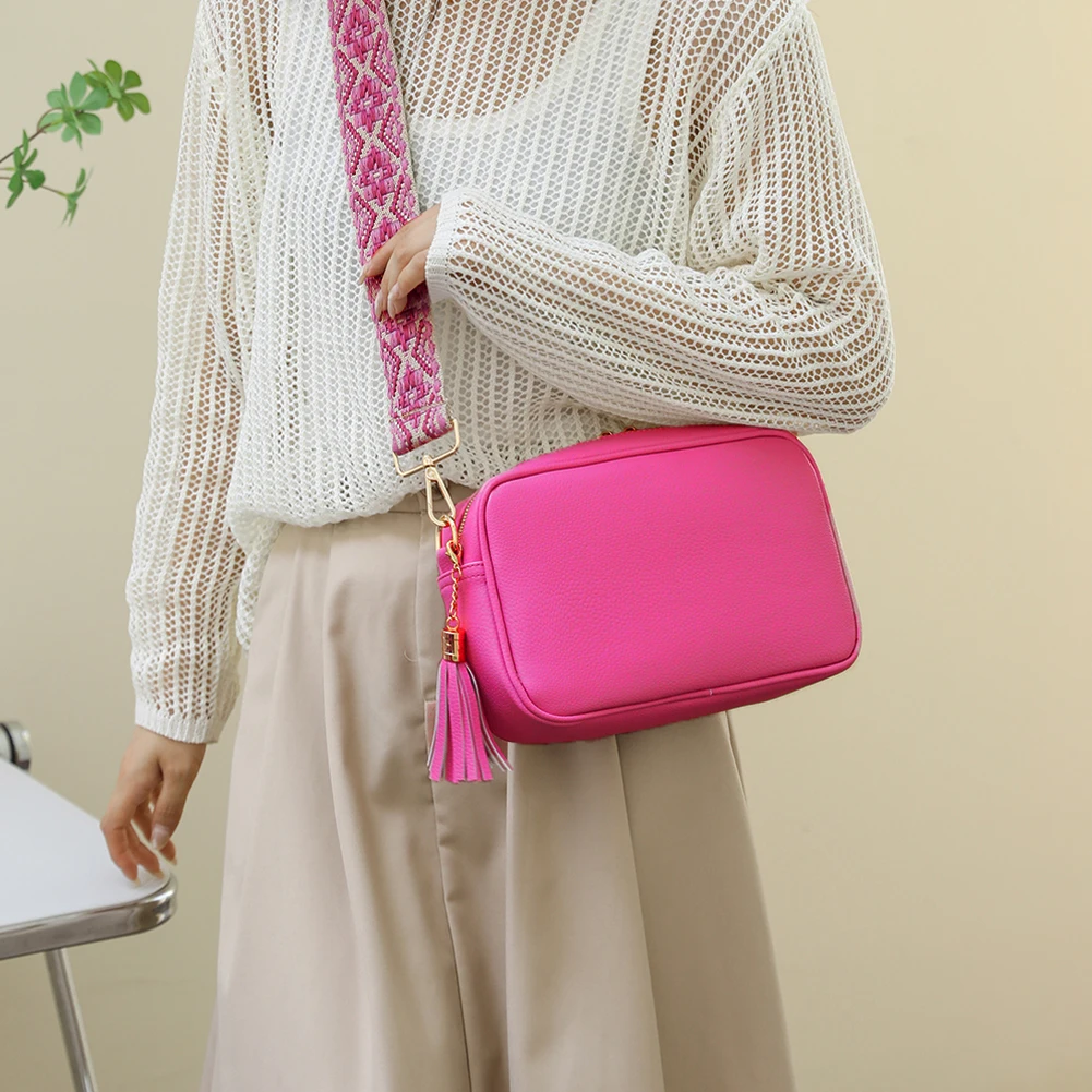 Sacs à main de marque de luxe pour femmes, sacoche à chaîne décontractée, sac à épaule à pompon matelassé pour dames