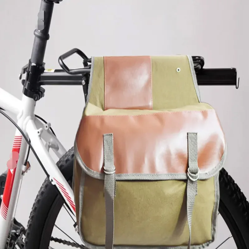 sacoches universelles de dégager de moto en toile, sacoches de voyage pour scooter, sac à outils pour sportster, honda, yamaha, suzuki, vélo