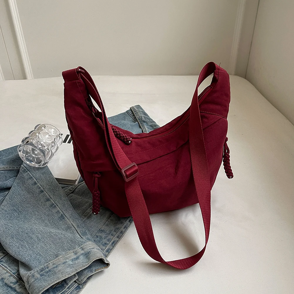 hobo sac à bandoulière multi poches pour femme, sac à bandoulière croissant, grande capacité, sac messager 03, sangle réglable, sac de voyage en plein air