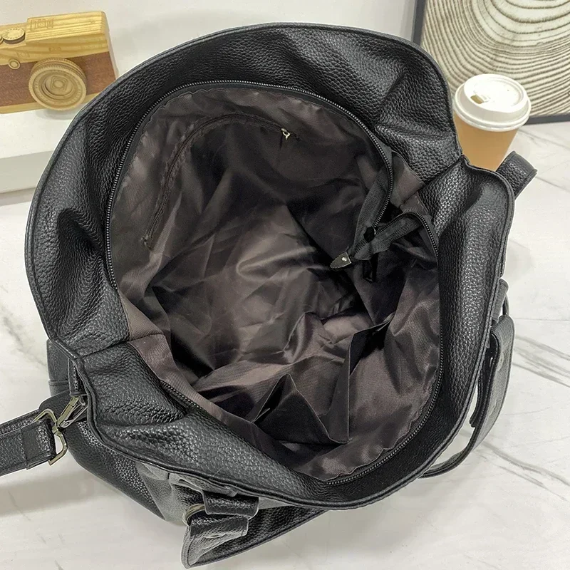 sac à main hobo pour femmes, sacs à bandoulière de grande capacité, fourre tout élégant pour dames, sacoches hobos en cuir souple, sac de shopping pour femmes